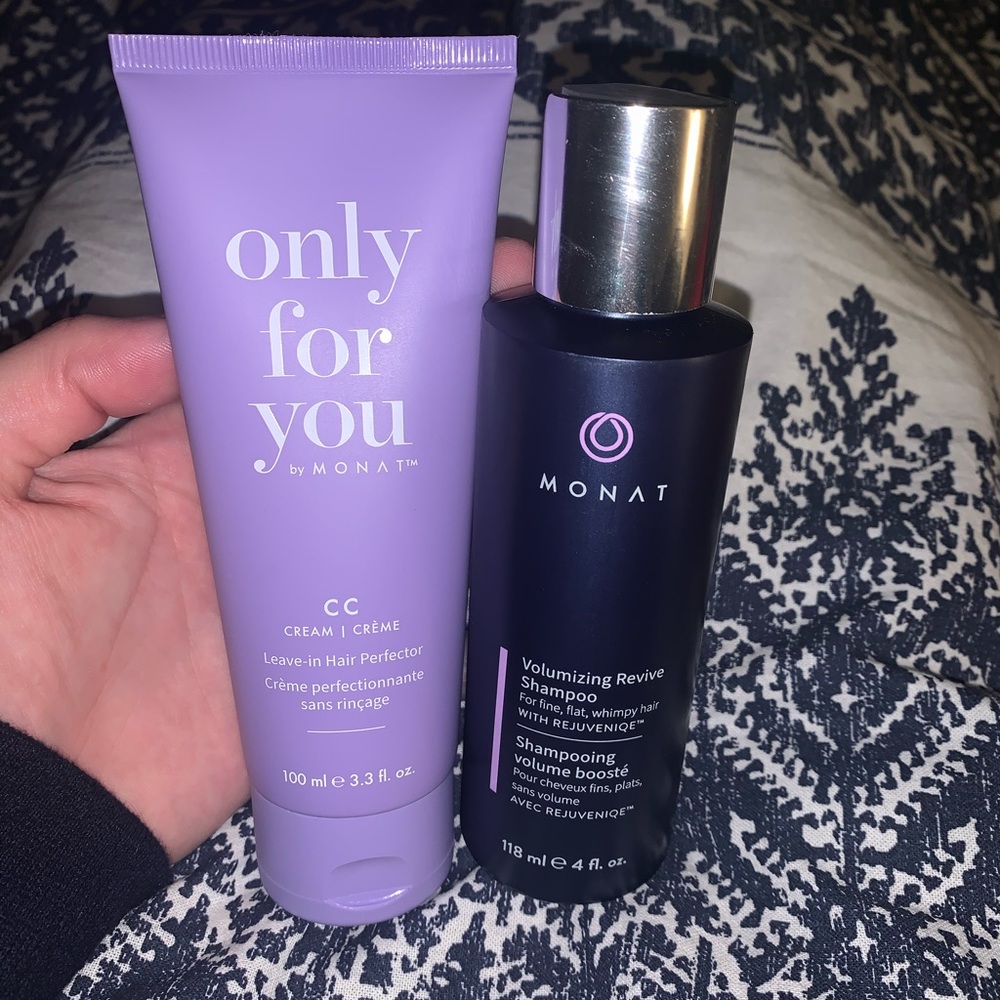 Brand new Monat hair care products